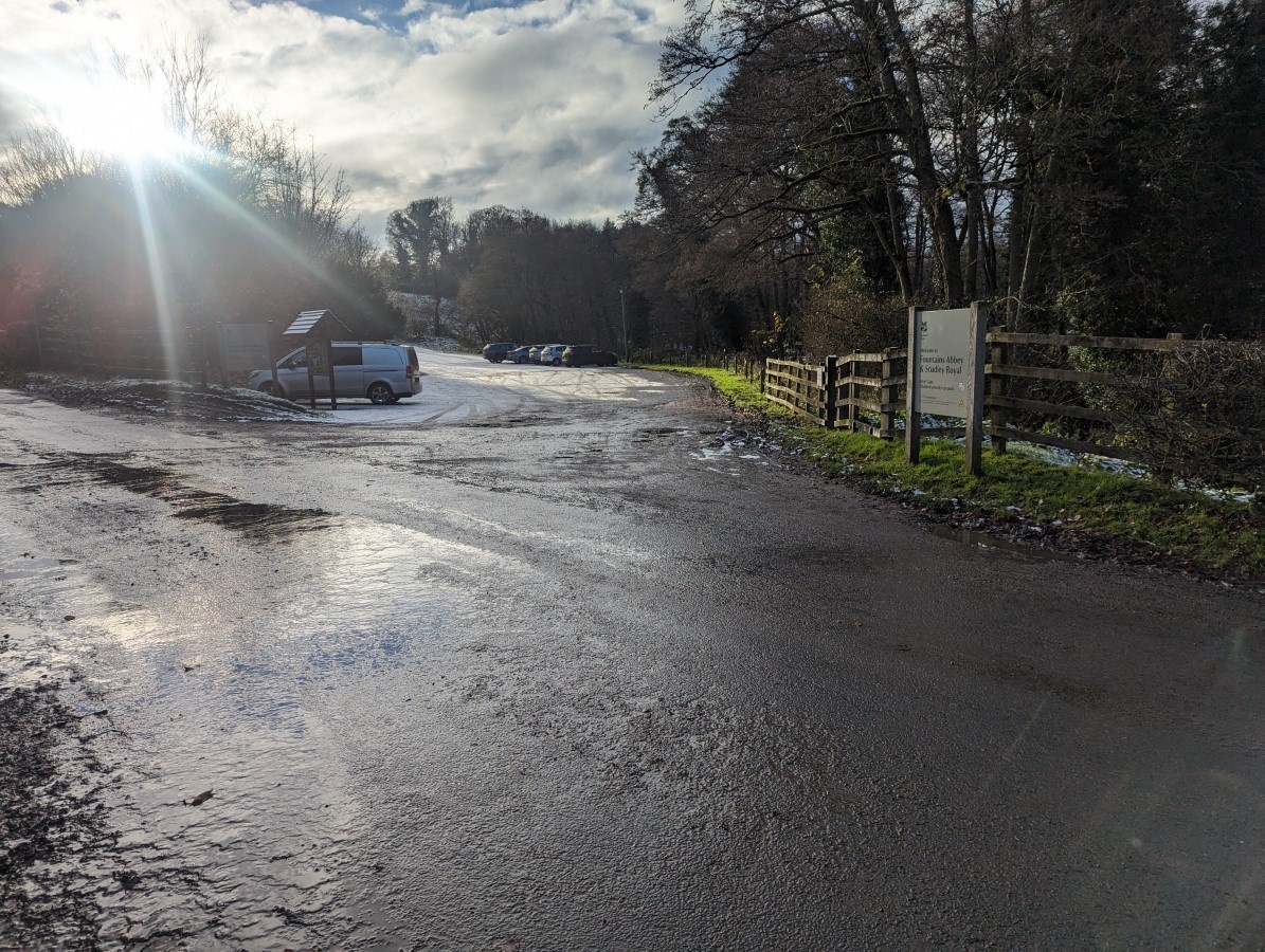 Fountains Abbey and Studley Royal Water Garden Westgate Car Park and