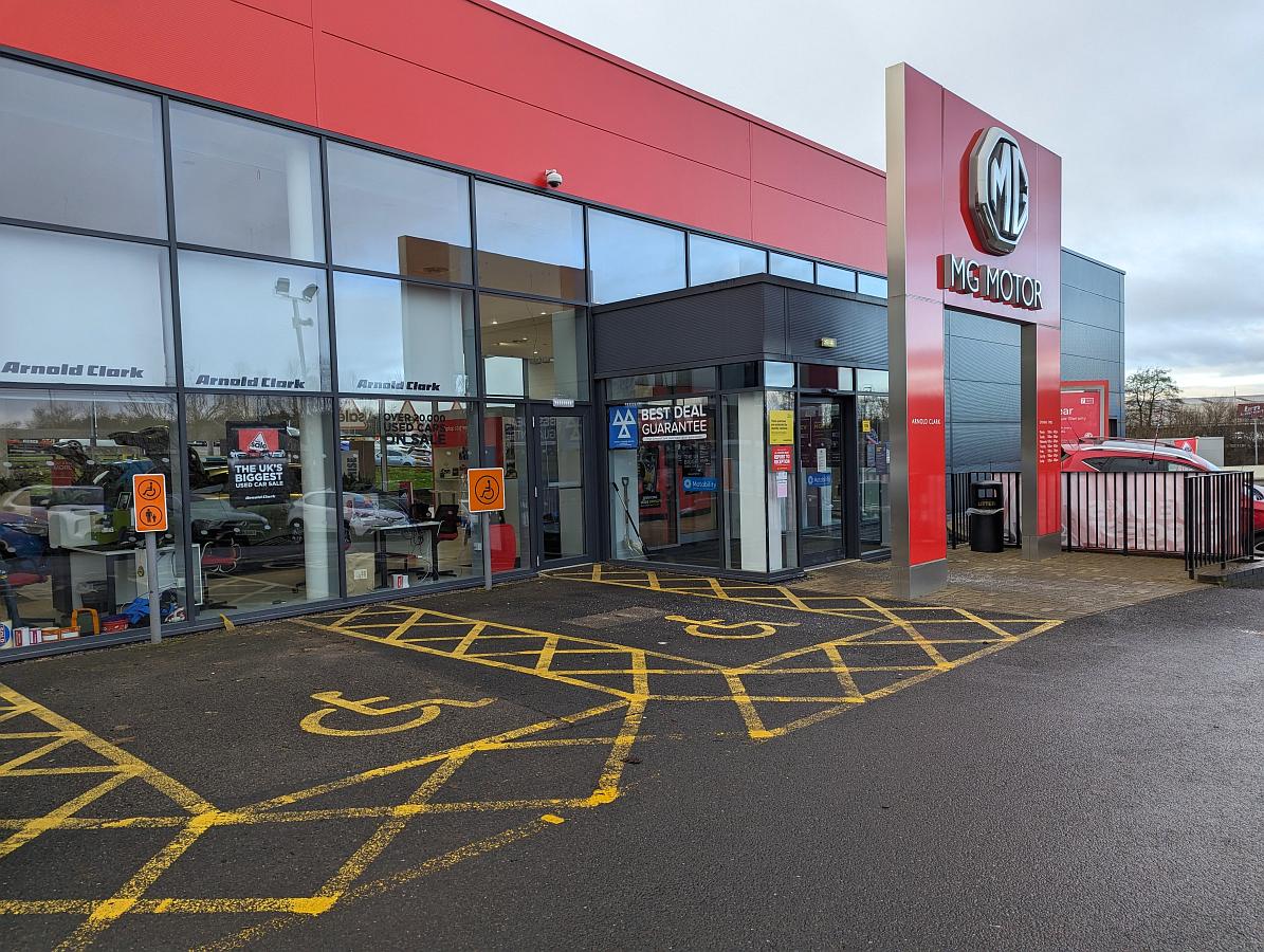 Arnold Clark East Kilbride MG | AccessAble