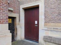 Photo showing side entrance door 