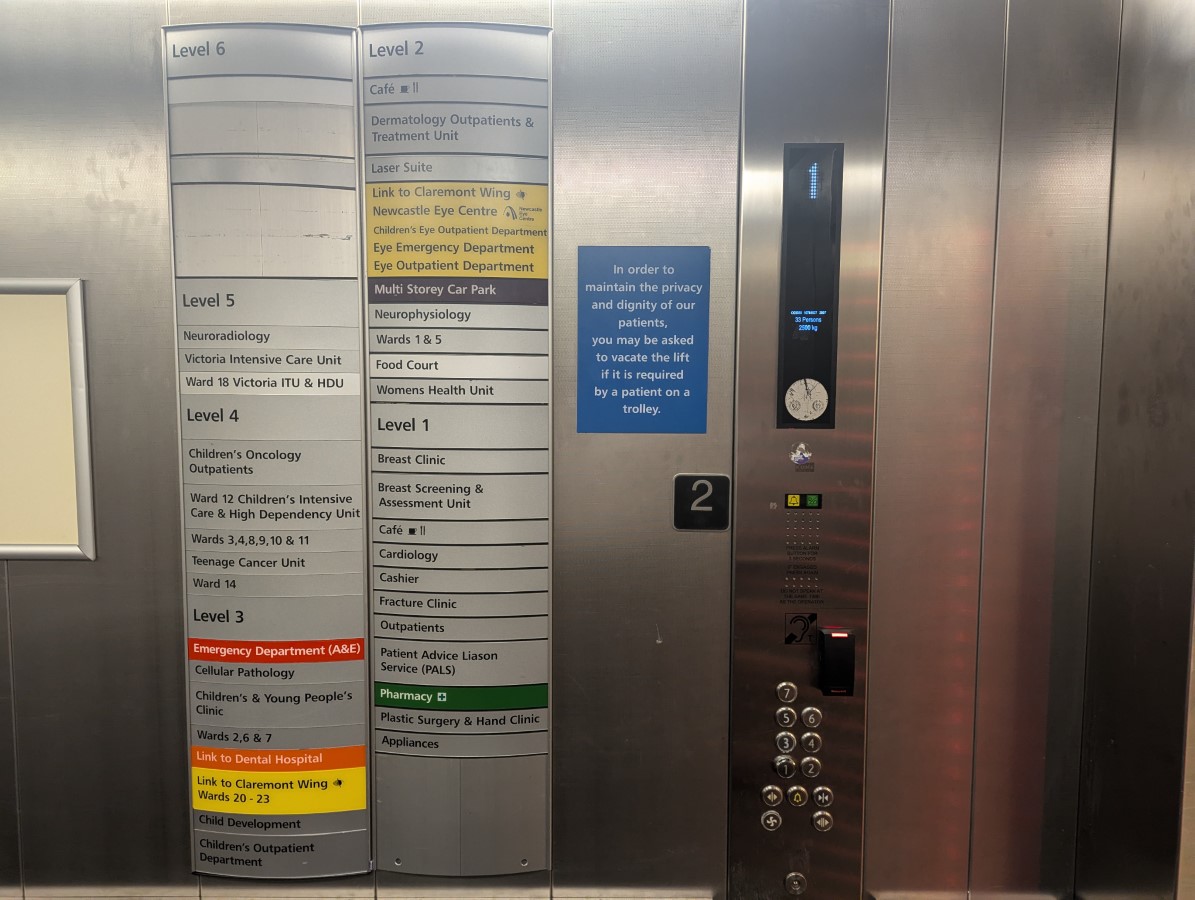 Royal Victoria Infirmary - Getting To and Getting Around | AccessAble