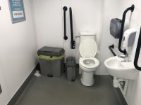 M23 - Pease Pottage Services - Moto - Accessible Toilet (Left Transfer)