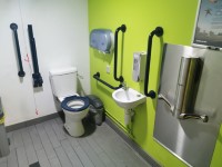 M4 - Membury Services - Westbound - Welcome Break - Accessible Toilet (Female - Left Hand Transfer)