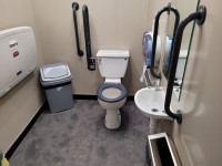 M5 - Bridgwater Services - Moto - Accessible Toilet - Left Hand Transfer