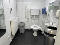 M62 - Birch Services - Eastbound - Moto - Accessible Toilet (Left Transfer)
