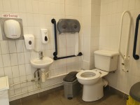 M48 - Severn View Services - Moto - Accessible Toilet - Right Transfer