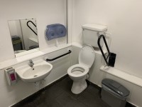 M11- Birchanger Green Services - Welcome Break - Accessible Toilet (Right Hand Transfer)