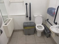 M3 - Winchester Services - Southbound - Moto - Accessible Toilet (Left Hand Transfer)