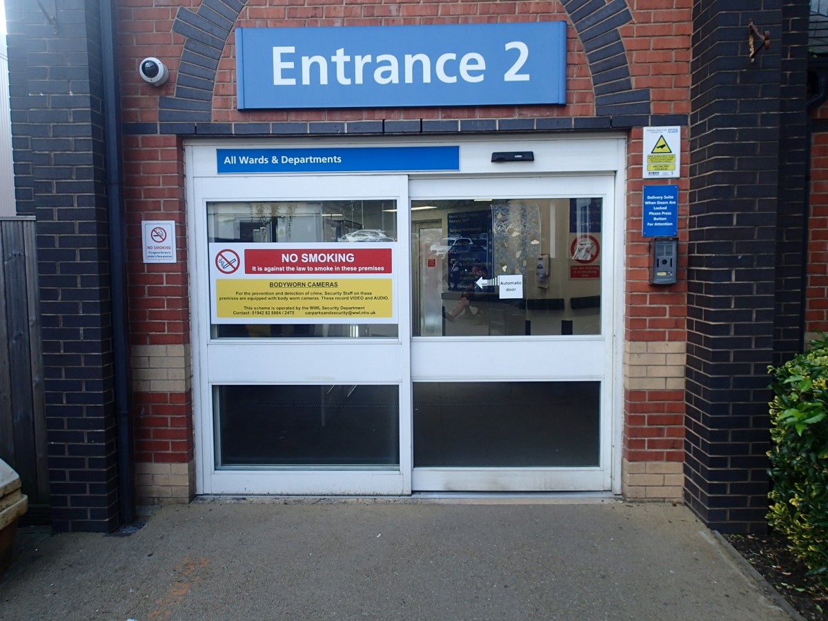 Royal Albert Edward Infirmary Entrances
