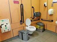 M6 - Southwaite Services - Northbound - Moto - Accessible Toilet (Left Transfer)