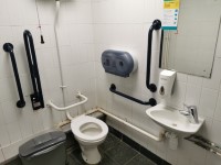 M6 - Southwaite Services - Southbound - Moto - Accessible Toilet (Left Transfer)