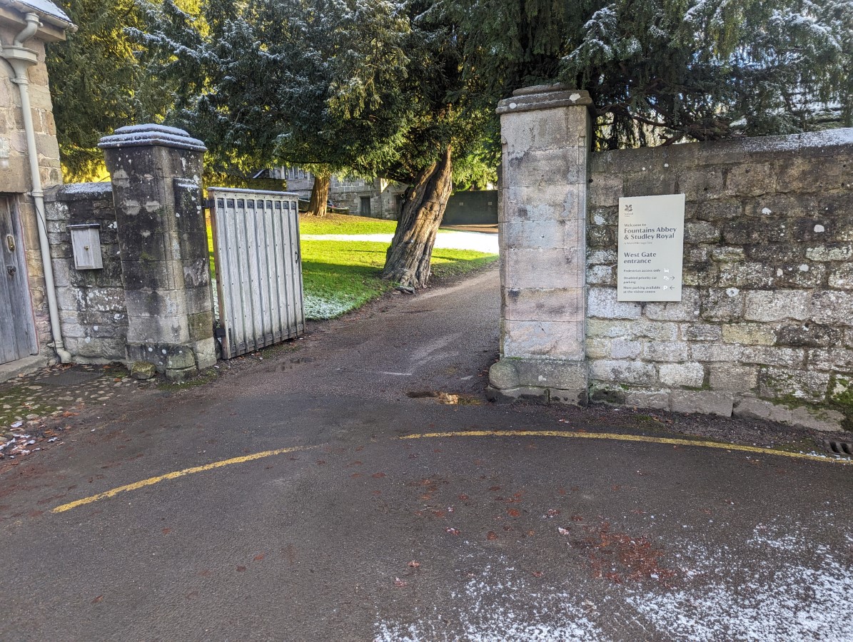 Fountains Abbey and Studley Royal Water Garden Westgate Car Park and