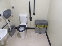 M4 - Chieveley Services - Moto - Accessible Toilet (Standard Female Toilet - Right Transfer)