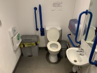 M5 - Sedgemoor Services - Northbound - Welcome Break - Accessible Toilet (Left Transfer)