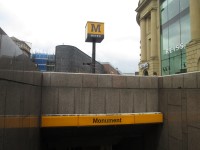 Monument Metro Station