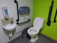 M4 - Membury Services - Westbound - Welcome Break - Accessible Toilet (Male - Right Hand Transfer)