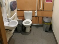 M1 - Donington Park Services - Moto - Accessible Toilet (Right Transfer)