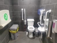 M5 - Michaelwood Services - Northbound - Welcome Break - Accessible Toilet (Left Transfer)