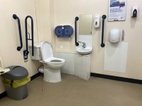 M62 - Birch Services - Westbound - Moto - Accessible Toilet (Left Transfer)