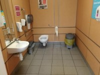 M4 - Heston Services - Westbound - Moto - Accessible Toilet (Right Hand Transfer)