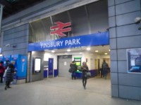 Finsbury Park Station - Finsbury Park Bus Station Route Plan