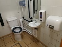 M1 - Northampton Services - Southbound - Roadchef - Accessible Toilet (Left Door - Left Transfer)