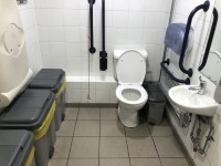 M1 - Woodall Services - Northbound - Welcome Break - Accessible Toilet (Left Transfer)