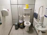 M25 - Thurrock Services - Moto - Accessible Toilet (Left Hand Transfer)