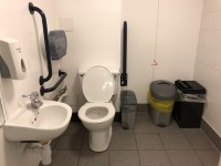 M1 - Woolley Edge Services - Southbound - Moto - Accessible Toilet (Right Hand Transfer)