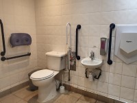 M5 - Michaelwood Services - Southbound - Welcome Break - Accessible Toilet (Right Transfer)
