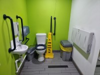 M6 - Corley Services - Westbound - Welcome Break - Accessible Toilet (Right Door - Right Transfer) 