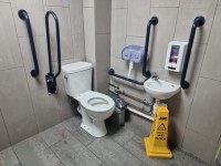 M6 - Norton Canes Services - Roadchef - Accessible Toilet - Left Hand Transfer