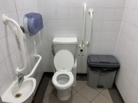 M25 - South Mimms Services - Welcome Break - Accessible Toilet (Right Transfer)