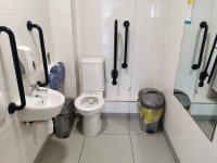 M40 - Cherwell Valley Services - Moto - Accessible Toilet (Left Transfer)