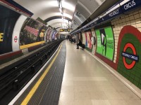 Piccadilly Circus Underground Station - Alighting and Transferring from the Piccadilly Line