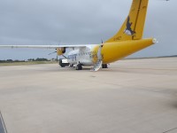 Guernsey Airport - Route from Aircraft to Car Park