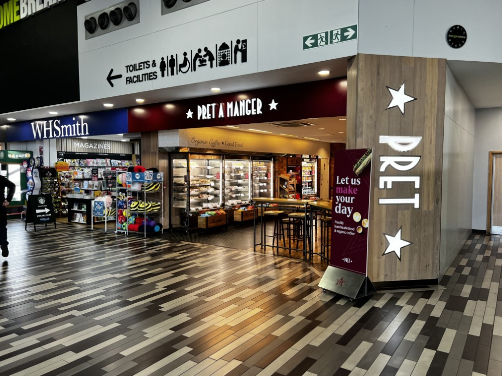 Pret a Manger - M25 - South Mimms Services - Welcome Break