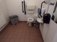 M1 - Trowell Services - Southbound - Moto - Accessible Toilet (Left Transfer)