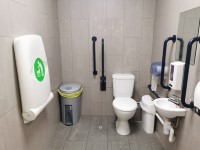M5 - Taunton Deane Services - Northbound - Roadchef - Accessible Toilet (Left Transfer)