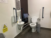 M62 - Burtonwood Services - Welcome Break - Accessible Toilet (Right Transfer)