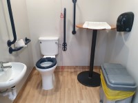 M1 - Toddington Services - Southbound - Moto - Accessible Toilet (Right Hand Transfer)