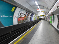 Tottenham Court Road Underground Station - Alighting and Transferring from the Central Line