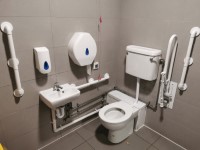 M5 - Cullompton Services - Extra - Accessible Toilet - Right Hand Transfer