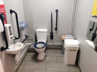 A1(M) - Durham Services - Roadchef - Accessible Toilet (Right Hand Transfer)