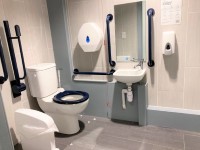 M1 - Leeds Skelton Lake Services - EXTRA - Accessible Toilet (Left Transfer)