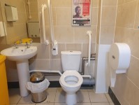 A1(M) - Baldock Services - EXTRA - Accessible Toilet (Left Hand Transfer)